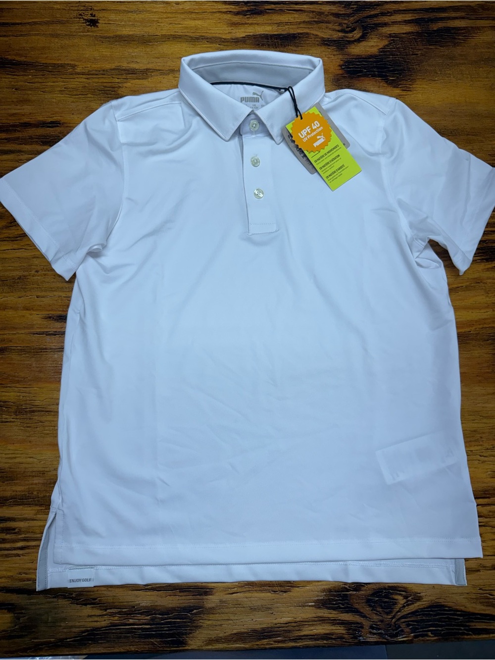 Puma White Men’s Performance Polo